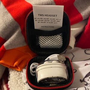 TWS Bluetooth Earbud Headphones - Silver